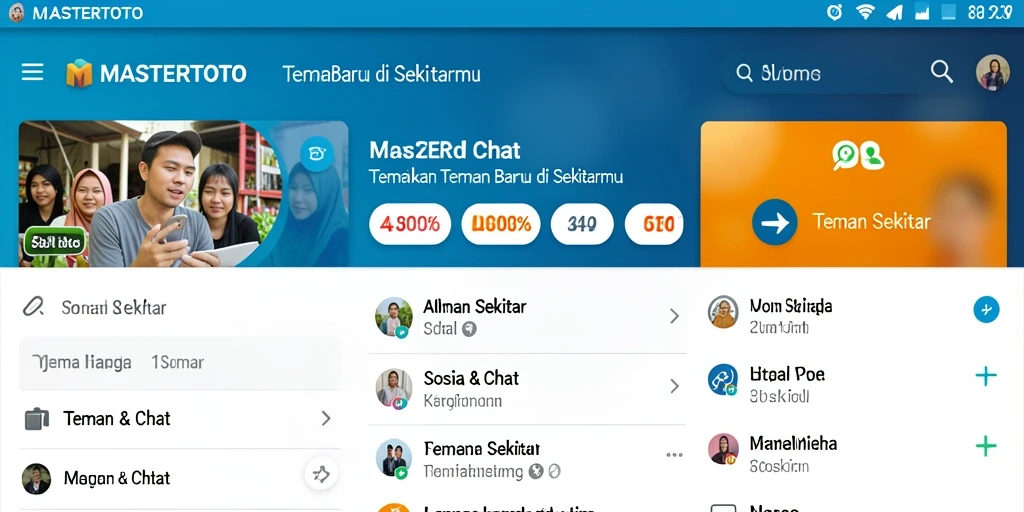 Tampilan antarmuka MASTERTOTO yang sederhana dan menarik.